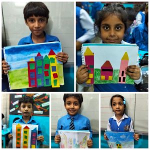 House craft with watercolor